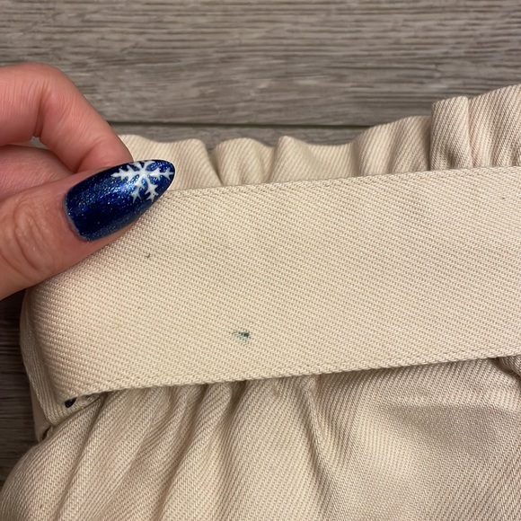 &Other Stories Cream Relaxed Paperbag Waist Trousers EU32/US0 - Picture 4 of 5